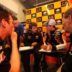 Marc Márquez está de entrenamientos con su Moto2 en Jerez