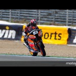 5903Márquez es embestido por Cluzel en Moto2 y no acaba la carrera de Jerez