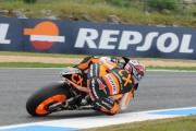 8365Marc Márquez contento con su primer día de test Moto2 en Estoril