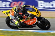 Morales logra el crono de QP1 con Torres 2º y Moreno 3º en Motorland