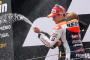 9014Los pilotos de Repsol Honda MotoGP listos para el GP Francia 2011