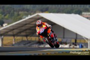 El piloto Casey Stoner domina la FP1 de MotoGP en Le Mans