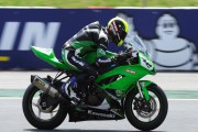 Dani Ribalta muestra su experiencia en la Kawasaki Ninja Cup de Catalunya
