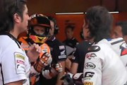 12956Vídeo del encuentro calentito entre Stoner y Abraham en Mugello