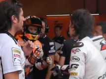 Vídeo del encuentro calentito entre Stoner y Abraham en Mugello