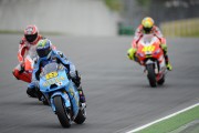 13411Álvaro Bautista a lo grande en Sachsenring contra Hayden y Rossi