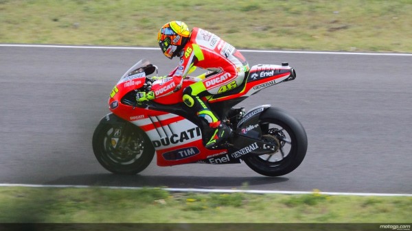 Rossi ducati test
