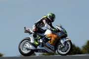 Toni Elías pelea por encontrar un buen grip en Phillip Island