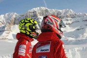 DÃa 1 de Nicky Hayden y Valentino Rossi en el Wrooom 2012