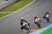 Lorenzo Baldassari, María Herrera y Alex Márquez Jerez CEV Moto3 2012