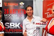 Rubén Xaus promociona las Superbikes en Rusia