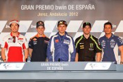 38154Lorenzo, Stoner, Crutchlow, Hayden y De Puniet en rueda de prensa MotoGP Jerez