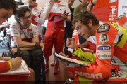 ducati test rossi box