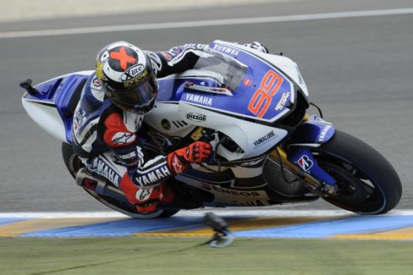 jorge lorenzo yamaha racing motogp le mans gp francia 2012
