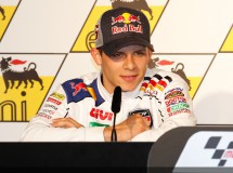 Lorenzo, Stoner, Pasini, Dovi y Bradl en rueda de prensa de Sachsenring