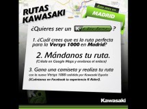 Conviértete en el K-Rider de Kawasaki en tu ruta favorita