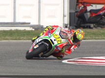 Rossi, Hayden y Batta satisfechos del test Ducati en Misano