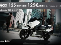 Consigue tu Yamaha X-Max por 125 euros al mes