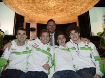 Bautista, Staring, Antonelli y Baldassarri presentan el Go&Fun Honda Gresini