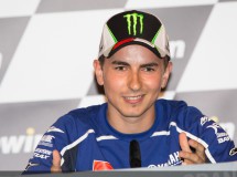 Lorenzo, Márquez, Bradl, Crutchlow, Dovi y Redding en la rueda de prensa Jerez