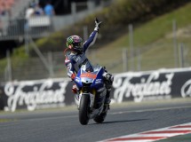 Lorenzo marca un carrerón de MotoGP en Catalunya, con Pedrosa 2º y Márquez 3º