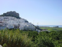 Salobreña, blancas casas frente al mar