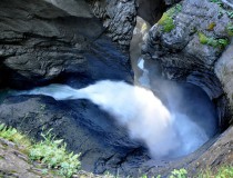 Las cascadas de Trümmelbach, en plenos alpes berneses