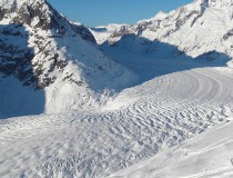 El glaciar Aletsch, el más grande los Alpes