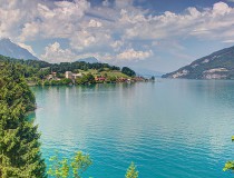 El lago de Thun, un hermoso escenario alpino