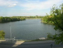 Estanque de Jordan Pond en Tábor
