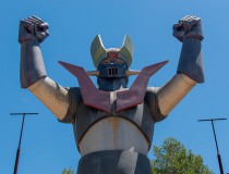 La estatua de Mazinger Z en Tarragona