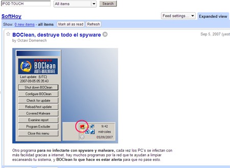 Google Reader ya tiene buscador