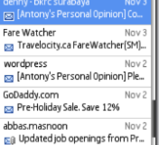 Gmail en Palm