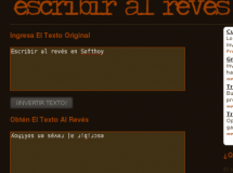Escribir al reves, buena forma de perder tiempo
