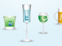 Iconos de bebidas sociales