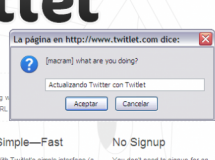 Twitlet, actualiza Twitter desde cualquier navegador