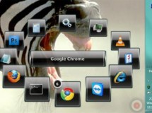 Krento lanzador en 3D de aplicaciones para Windows