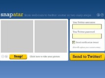 Snapatar, podrás actualizar el avatar de Twitter con la webcam