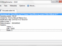 OOMetaExtractor, o como mejorar la privacidad de los usuarios de OpenOffice.org