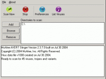 Elimina alertas e infecciones falsas del ordenador con McAfee Stinger