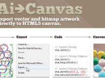 Plugin para Illustrator que te permitirá exportar a HTML5 canvas