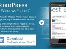 Ya está aquí WordPress para Windows Phone 7