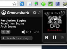 sharkZapper: el control remoto de Chrome para GrooveShark