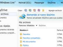 SkyDrive se actualiza a HTML5