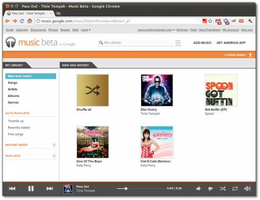 Google Music para Linux