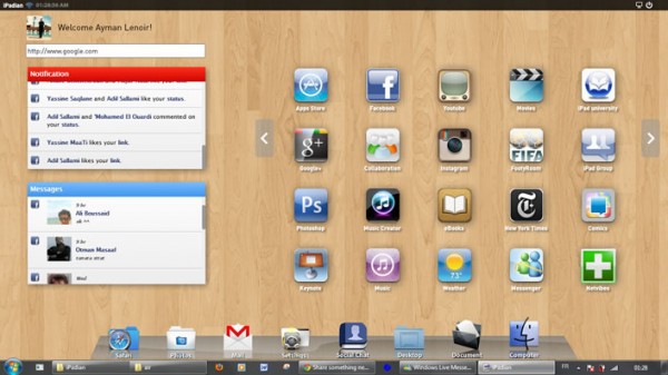 iPadian iPadian, o cómo ejecutar aplicaciones para iPad en Windows