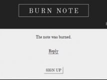 Burn Note y sus mensajes autodestructivos