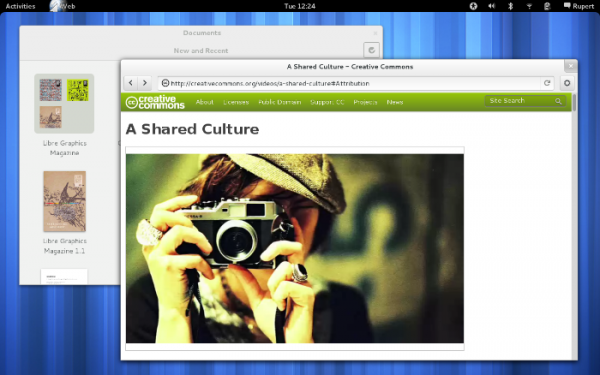 Disponible GNOME 3.4