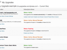 WordPress.com habilita una sección para administrar las mejoras