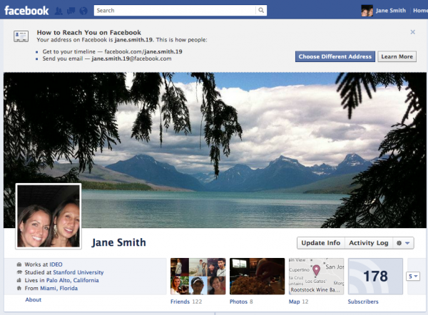 Addresses facebook+